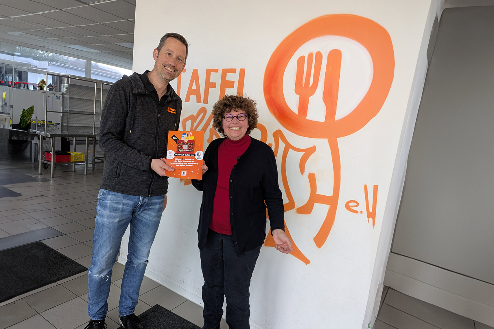 HaSpo Bayreuth übergibt Spendenpakete an die Tafel Bayreuth